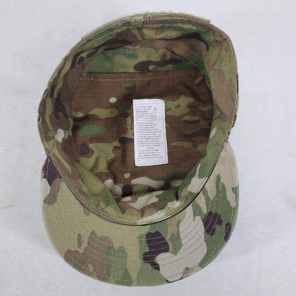 USGI Army Patrol Cap Military ACU OCP Multicam Large 7 7/8 Bernard Cap Company - Picture 9 of 13